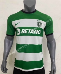 2023-2024 Sporting Clube de Portugal Home White and Green Thailand Soccer Jersey AAA-416