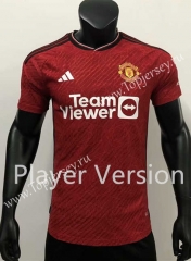 Player Version 2023-2024 Correct Version Manchester United Home Red Thailand Soccer Jersey AAA-1959