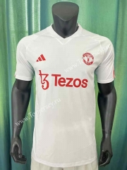 2023-2024 Manchester United White Thailand Training Jersey AAA-305