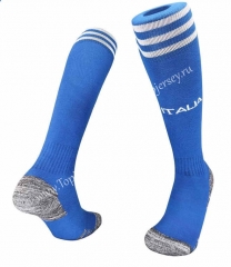 2023-2024 Italy Home Blue Kid/Youth Soccer Socks