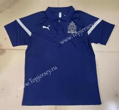 2023-2024 Olympique de Marseille Dark Blue Thailand Polo Shirt-817