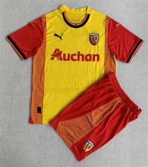 2023-2024 RC Lens Home Yellow Soccer Uniform-AY
