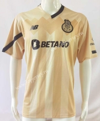 2023-2024 Correct Version Porto Away Yellow Thailand Soccer Jersey AAA-503