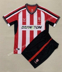 2023-2024 Lin*coln City Home Red&White Soccer Uniform-AY