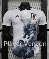 Player Version 2023-2024 Special Version Japan White&Gray Thailand Soccer Jersey AAA-888