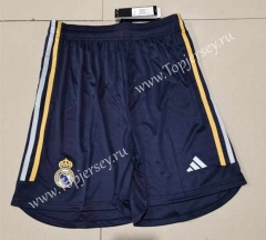 2023-2024 Real Madrid Away Royal Blue Thailand Soccer Shorts-2886
