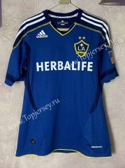 Retro Version 11-12 Los Angeles Galaxy Away Royal Blue LS Thailand Soccer Jersey AAA-6590