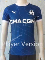 Player Version 2023-2024 Olympique de Marseille Away Blue Thailand Sccer Jersey AAA-807