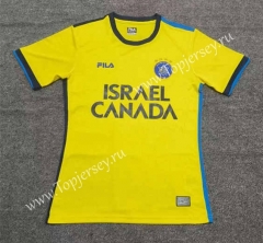 2023-2024 Maccabi Tel Aviv Home Yellow Thailand Soccer Jersey AAA-709