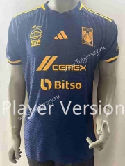 Player Version 2023-2024 Tigres UANL Away Blue Thailand Soccer Jersey AAA-912