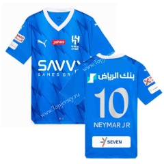 2023-2024 Al Hilal SFC Home Blue (#10  neymar jr) Thailand Soccer Jersey AAA