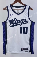2024 Jordan Limited Version Sacramento Kings Home White #10 NBA Jersey-311