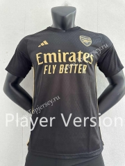 Player Version 2023-2024 Arsenal Black Thailand Training Soccer Jersey AAA-2016