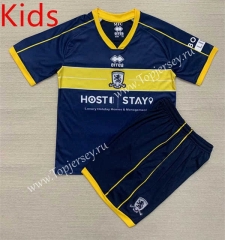 2023-2024 Middlesbrough Away Royal Blue Kids/Youth Soccer Uniform-AY