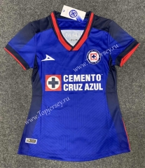 2023-2024 Cruz Azul Home Blue Women Thailand Soccer jersey AAA-GB