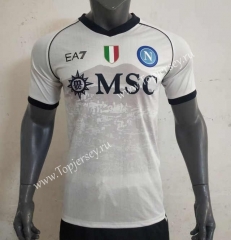 Without Scudetto patch 2023-2024 Napoli Away White Thailand Soccer Jersey AAA-416