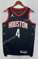 2024 Jordan Limited Version Houston Rockets Black #4 NBA Jersey-311
