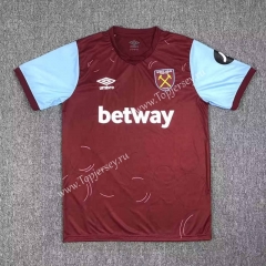 With Sleeve sponsor 2023-2024 West Ham United Home Red Thailand Soccer Jersey AAA-417