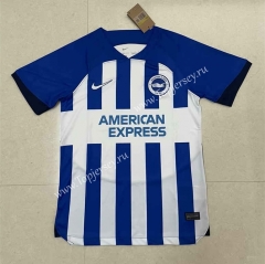 2023-2024 Brighton & Hove Albion Home Blue&White Thailand Soccer Jersey AAA-818