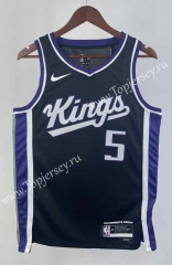 2024 Jordan Limited Version Sacramento Kings Away Black #5 NBA Jersey-311