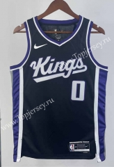 2024 Jordan Limited Version Sacramento Kings Away Black #0 NBA Jersey-311