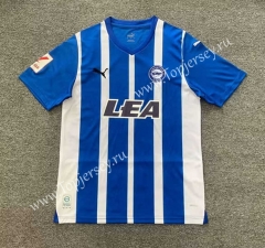2023-2024 Deportivo Alavés Home Blue&White Thailand Soccer Jersey AAA-512