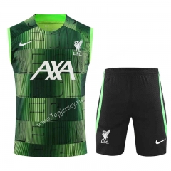 2023-2024 Liverpool Green Thailand Soccer Vest Uniform-418