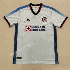 (S-4XL) 2023-2024 Cruz Azul Away White Thailand Soccer Jersey AAA-818
