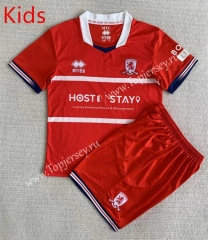 2023-2024 Middlesbrough Home Red Kids/Youth Soccer Uniform-AY