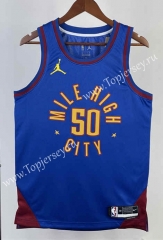 2023 Jordan Limited Version Denver Nuggets Blue #50 NBA Jersey-311