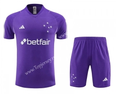 2023-2024 Cruzeiro EC Purple Thailand Soccer Uniform-4627