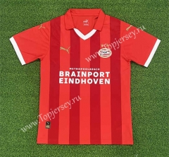 (S-4XL) 2023-2024 PSV Eindhoven Home Red Thailand Soccer Jersey AAA-403