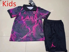 2023-2024 Paris SG Black&Purple Kid/Youth Soccer Uniform-507