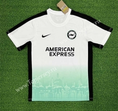 (S-4XL) 2023-2024 Brighton & Hove White Thailand Soccer Jersey AAA-403