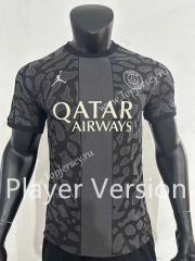 Player Version 2023-2024 Paris Black Thailand Soccer Jersey AAA-SJ