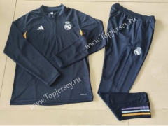 2023-2024 Real Madrid Up-cyan Thailand Soccer Tracksuit-GDP