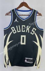 2023 Jordan Limited Version Milwaukee Bucks Black #0 NBA Jersey-311