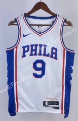 2023 Philadelphia 76ers Home White #9 NBA Jersey-311