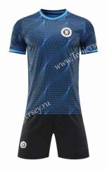 ( Without Brand Logo ) 2023-2024 Chelsea Away Royal Blue Soccer Uniform-1506