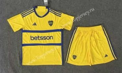 2023-2024 Boca Juniors Away Yellow Soccer Uniform-8975