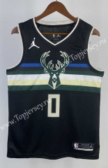 2021 Jordan Limited Version Milwaukee Bucks Black #0 NBA Jersey-311