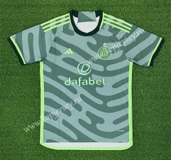 (S-4XL) 2023-2024 Celtic 2nd Away Light Green Thailand Soccer Jersey AAA-403