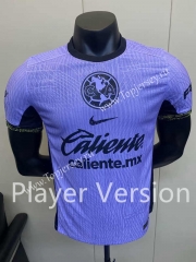 Player Version 2023-2024 Club America 2nd Purple Thailand Soccer Jersey AAA-5698