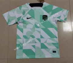 2023-2024 Atletico Madrid White&Green Thailand Training Soccer Jersey-422