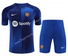 2023-2024 Barcelona Blue Thailand Soccer Uniform-418