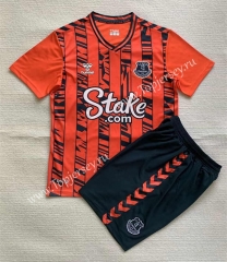2023-2024 Everton Away Orange Soccer Uniform-AY