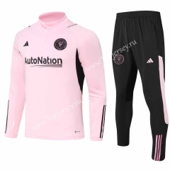 (S-3XL) 2023-2024 Inter Miami CF Pink Thailand Soccer Tracksuit-GDP