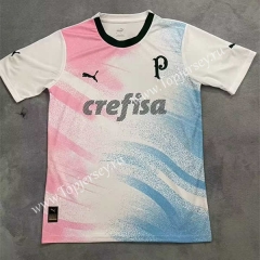 2023-2024 Special Version SE Palmeiras White&Pink Thailand Soccer Jersey AAA-5177