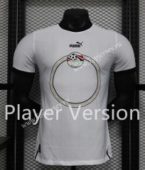 Player Version 2023-2024 Egypt White Thailand Soccer Jersey AAA-888
