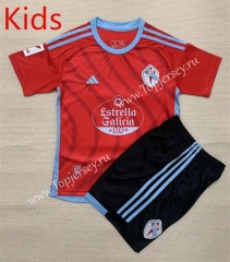 2023-2024 Celta de Vigo Away Red Kids/Youth Soccer Unifrom-AY